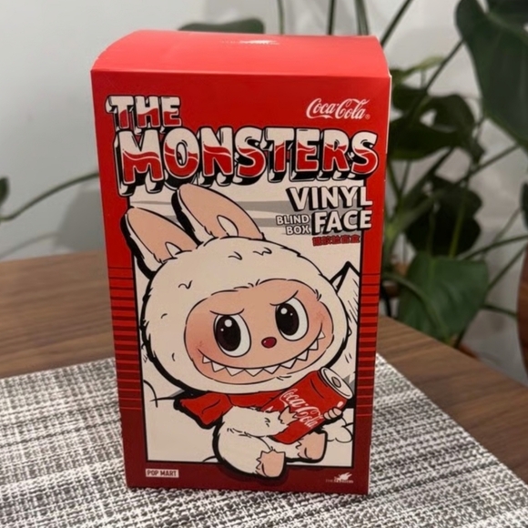 Pop Mart The Monsters Labubu Coca-Cola Plush Pendant BLIND BOX - Picture 2 of 7